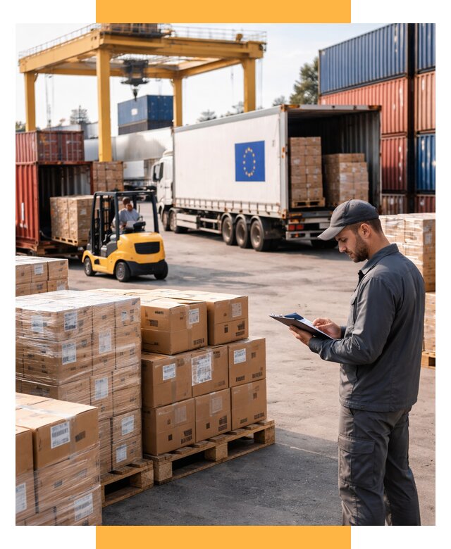 Доставка грузов из Европы от 12361 р., логистика СетСервис-Сву