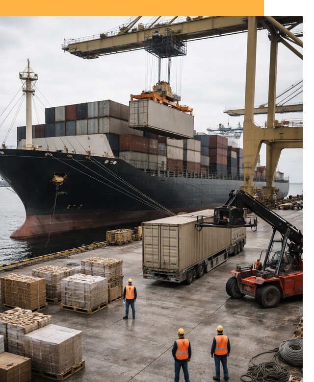 Морские перевозки из Индии: доставка FCL/LCL, таможня от 123612