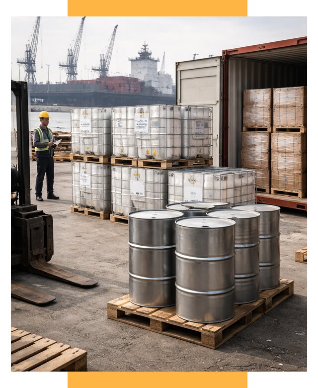 Доставка химического сырья из Индии от 257525 р. | СетСервис-Сву