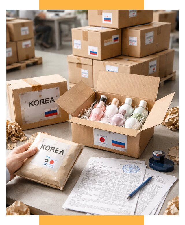 Доставка косметики из Кореи от 8756 р. под ключ | СетСервис-Сву