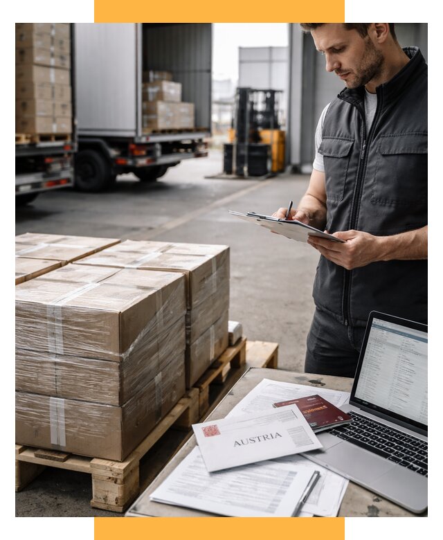 Доставка в Австрию от 66957 р. Логистика и экспорт СетСервис-Сву