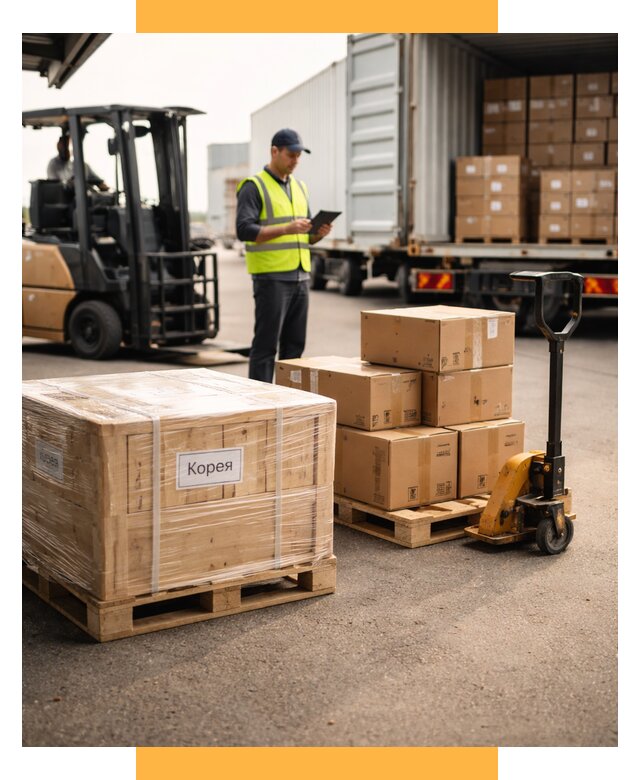 Доставка грузов в Корею из России от 36054 р. | СетСервис-Сву