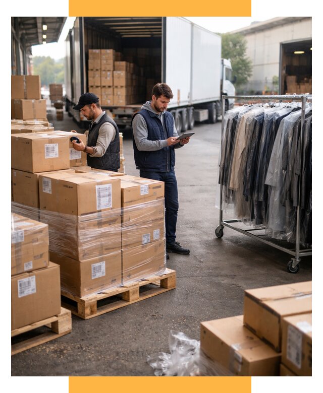 Перевозка и доставка одежды из Китая от 7726 р., СетСервис-Сву