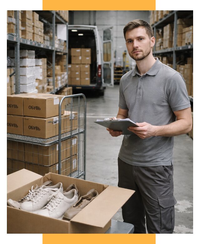 Доставка обуви из Китая и Турции от 4635 р. СетСервис-Сву