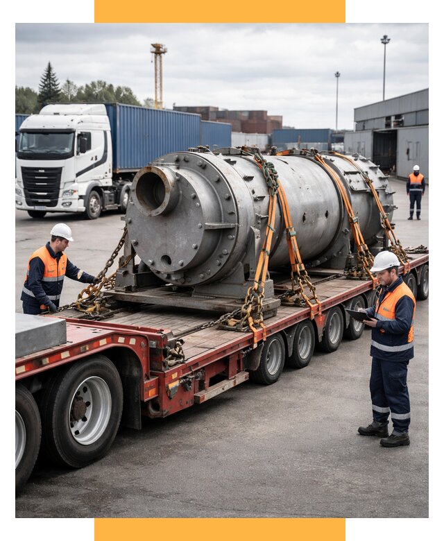 Перевозка тяжеловесных грузов под ключ от 154515 р. | СетСервис-Сву