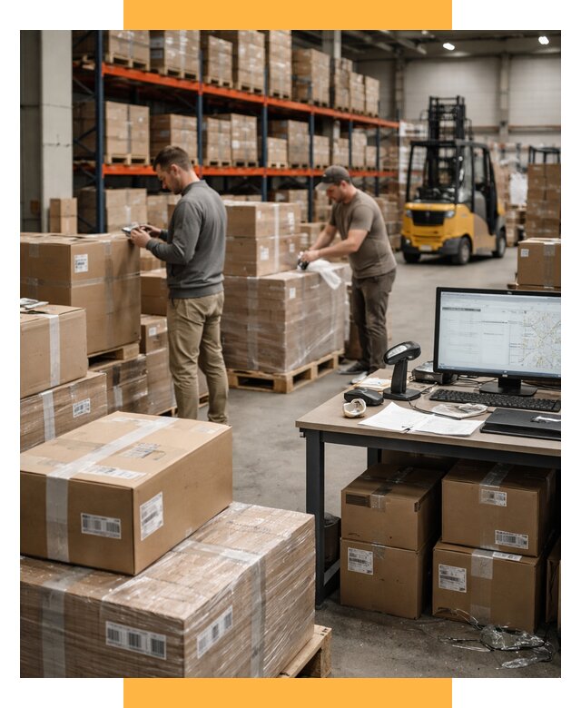 Склад консолидации в Европе от 6696 р., услуги СетСервис-Сву